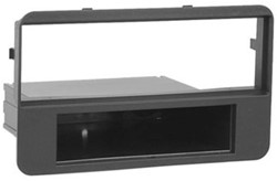 1-DIN frame Alfa 159 double DIN 2006 >  zwart