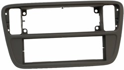 1-DIN Paneel Skoda Citigo (AA/AAN) - Seat Mii (AA/AAN) 2011-2019 Kleur: Zwart