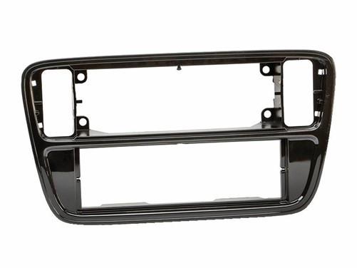 1-DIN frame Seat Mii  Skoda Citigo  VW UP! 2011- Piano zwart