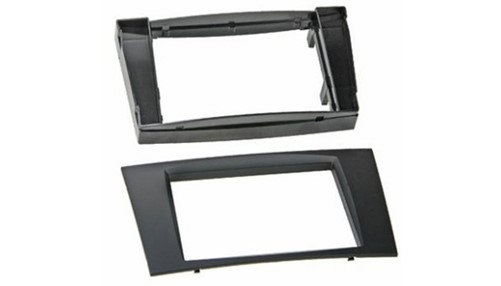 2DIN ECO frame, MB E (W211/S211)2002-2009 zwart rubber