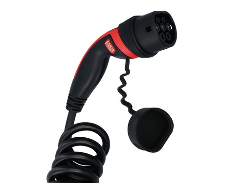 EVcable type2-2 16A 3ph 6m spiral