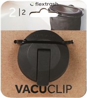 Flextrash Vacuclip voor Flextrash prullenbak Zwart bij Automat