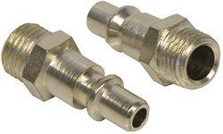Adaptor 1/4inch mannelijk buitendraad 1/4inch 2st type Orion