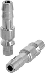 Adaptor 1/4inch mannelijk slangdrager 9mm 2st type Orion