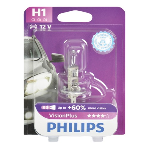 Philips 12258VPB1 H1 VisionPlus Bls