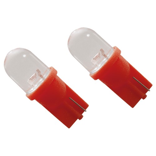 Carpoint Spot LED Lamp W5W T10 Rood