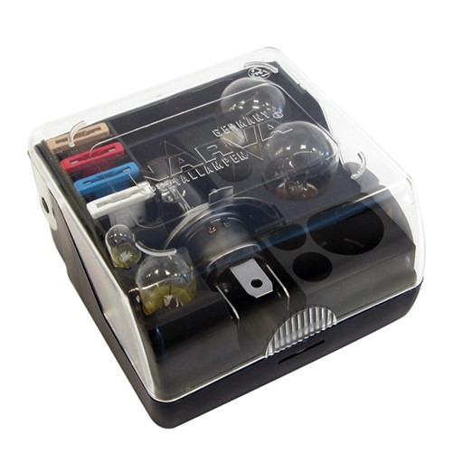 Narva 98400 reservelampset H4 + zekeringen