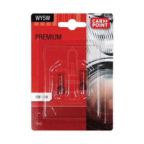 Carpoint Premium Autolampen 12V WY5W 2 Stuks