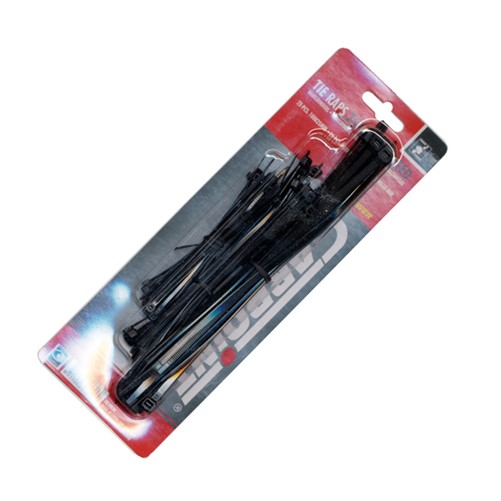 Carpoint Tie Wraps 100x2.5mm/140x3.5mm/200x4.8mm 75 stuks
