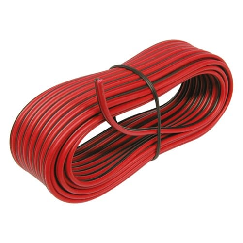 Luidsprekerkabel 0,75mm² zwart/rood 10m