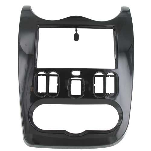 2-DIN frame Dacia Duster  Logan  Sandero 10-12 piano zwart