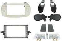 2-DIN frame Fiat 500 08-15  pearl grey