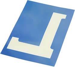 Carpoint Electrostatische Sticker L 10x15cm