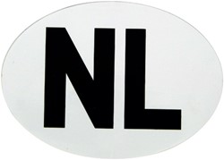 Carpoint NL Sticker Wit 112x80mm 20 Stuks