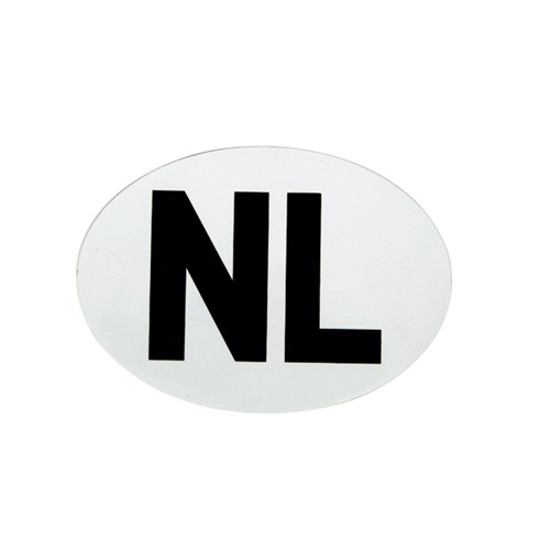 NL Stickers Wit Vinyl 112x80mm 20st bij Automat