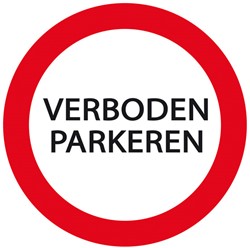 Carpoint Bord Parkeren Verboden Ø 24cm