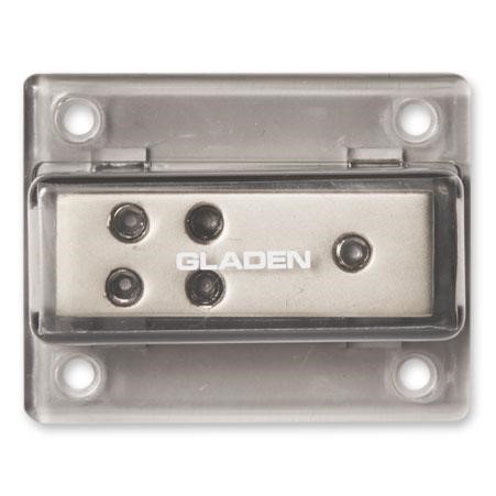 GLADEN Massa verdeelblok - 1x20mm²>4x10 mm²