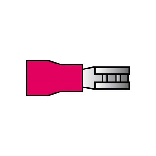 Carpoint Vlakstekerhuls 559 Rood 2.8x0.5mm Blister 10 Stuks