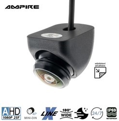 Ampire - KCA903 - AHD (1080p) mini camera verstelbaar, 180 graden