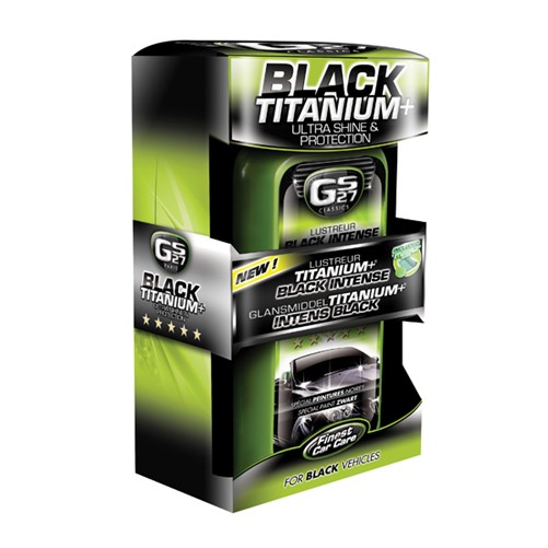 GS27 CL160250 Glansmiddel Titanium+ Intens Black 500ml