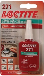 Loctite 271 Borgmiddel hoog rood 24ml