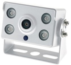 Ampire - KCX202W - Mini opbouw camera wit, 135°, CVBS