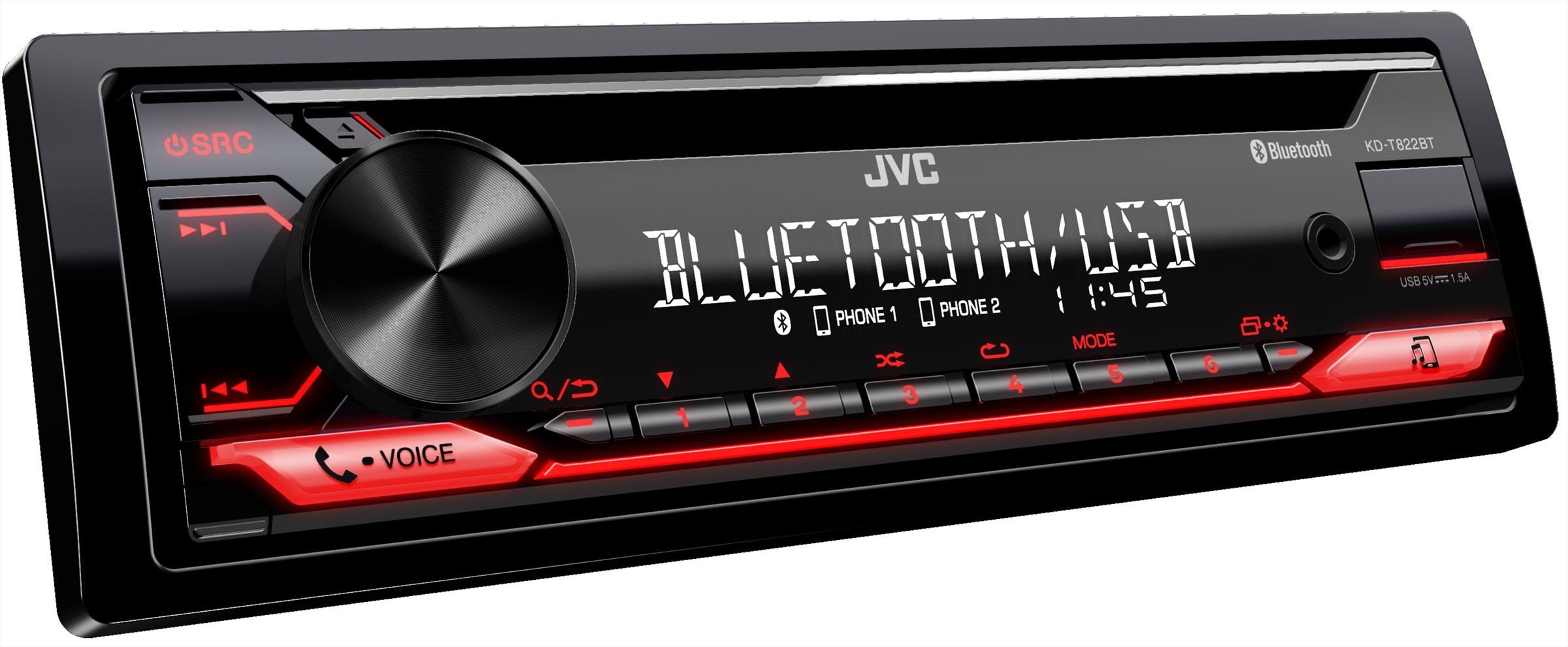 hoeveelheid verkoop Minister Pat JVC KD-T822BT Autoradio bij Automat