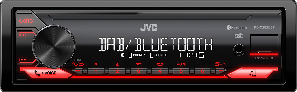 Attent Interpersoonlijk Communistisch JVC KD-X282DBT Autoradio bij Automat