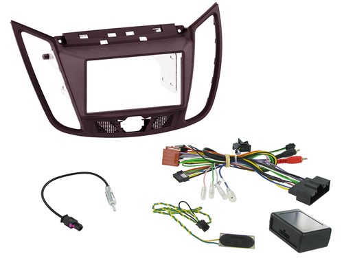 2DIN KIT Ford C-Max 2011> - Donker Bruin