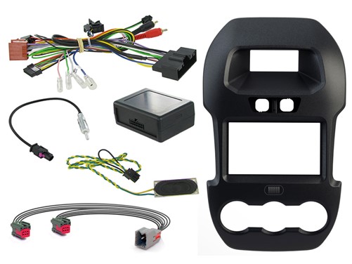 2DIN KIT Ford Ranger 2012> zonder knoppen  klein display