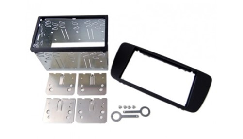 2-DIN frame Seat Ibiza 08> zwart-metallic