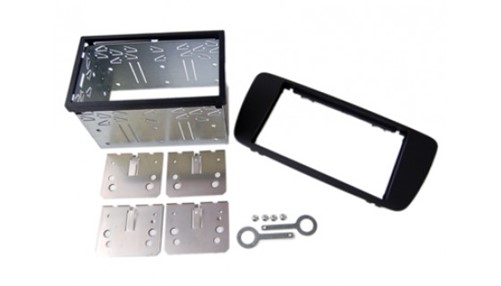 2-DIN frame Seat Ibiza 08> zwart antraciet