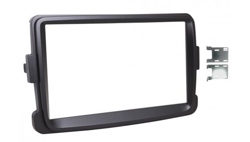 2-DIN frame Dacia Duster  Logan  Sandero 10-12 zwart