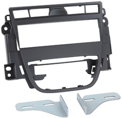 1-DIN Paneel Opel Meriva B (S/D Monocab)  2010-2017  Kleur: Zwart