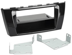 2-DIN Paneel Mitsubishi Space Star 2013-2019 Kleur: Piano Zwart