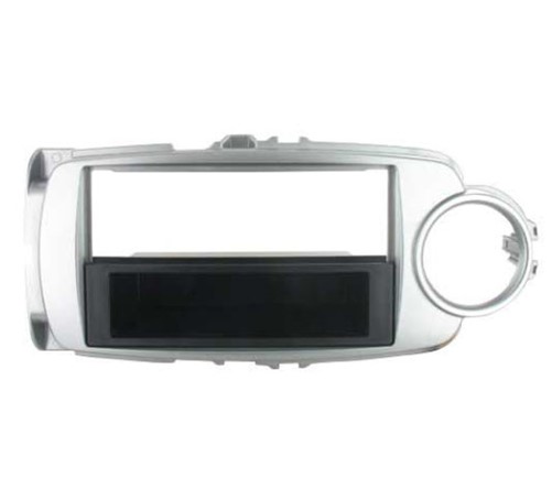 2-DIN frame Toyota Yaris 11- met bakje  zilver