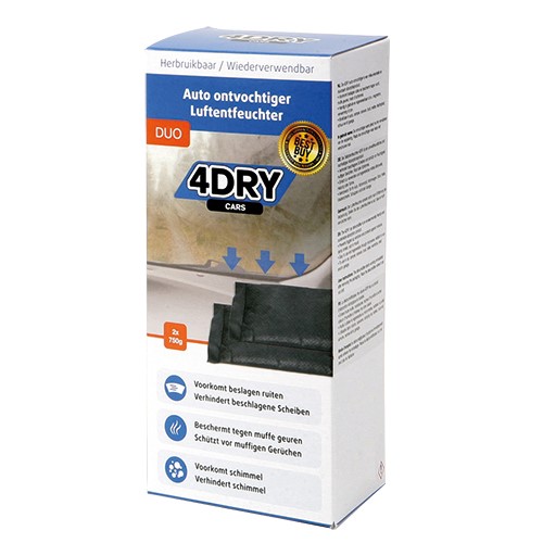 4DRY CARS AUTO ONTVOCHTIGER DUO 2X750gr