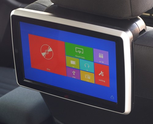 m-use 675100420 Backseat DVD & 10,1" touchscreen airplay+mirrorlink