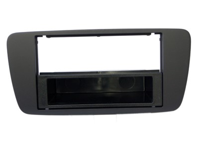 1-DIN frame met bakje  Seat Ibiza  08> ABSZWART ANTRACIET