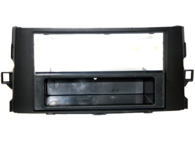 2-DIN Paneel Toyota Auris (E15J/E15UT) 03/2007-10/2012 Kleur: Zwart