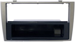 2-DIN Paneel met opbergvak Peugeot 308 2007-2014 - Kleur: Zilver