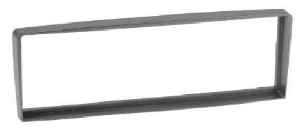 1-DIN frame Alfa Spider  GTV 03-06 zilvergrijs