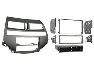 1-DIN frame, Honda Accord 08 > met dual airco bruin/grijs