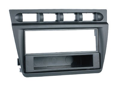 1-DIN inbouwframe, KIA picanto black 2004-2008