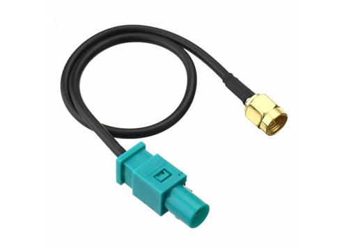 RG174 adapter cable - 0,15 MT - FAKRA m code Z - SMA m