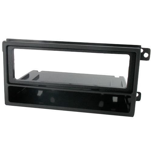 1-DIN frame iso Subaru Impreza 2008-> Zwart