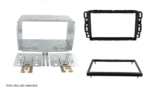 2-DIN frame Cadillac BLS 06-11 zwart