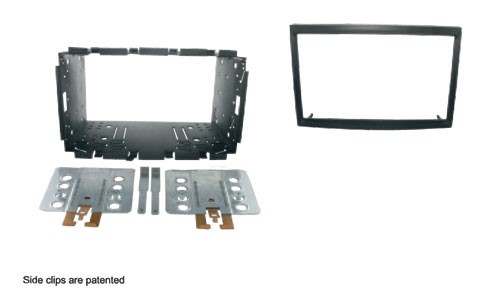 2-DIN frame Citroen C5-III 08- zwart