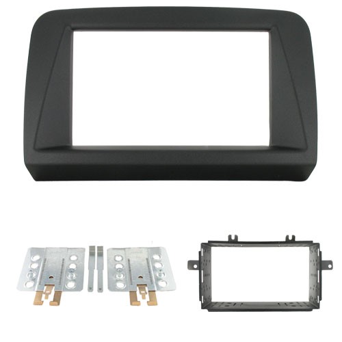 2-DIN frame Fiat Croma 08-11  zwart