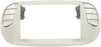 2-DIN frame Fiat 500 08-15  pearl grey-2